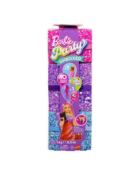 Barbie Unboxed Glam Party Serisi Kırmızı Işıltılı Bebek JFY68