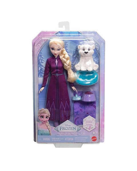 Disney Karlar Ülkesi Elsa Bebek ve Yavru Kutup Ayısı Figür Seti JFG16