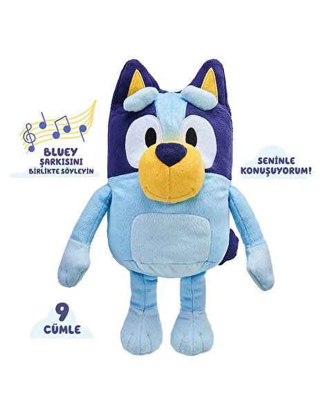 Bluey Türkçe Konuşan Pelüş Figür 35 Cm