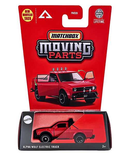 Matchbox 1:64 Arabalar Alpha Wolf Electric Truck JBW64