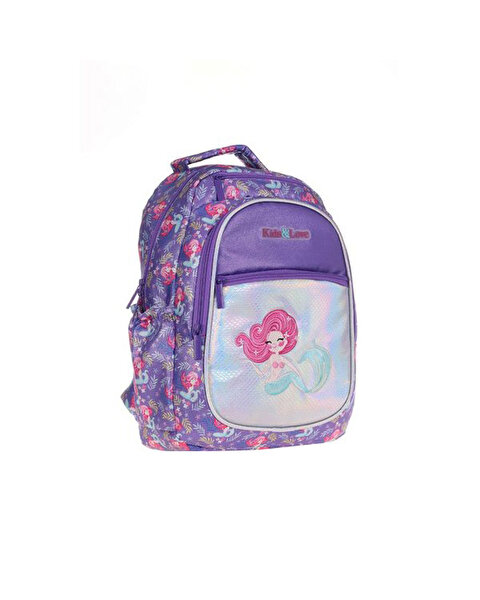 Kaukko Kids&Love Aynalı Simli Mermaid Sırt Çantası