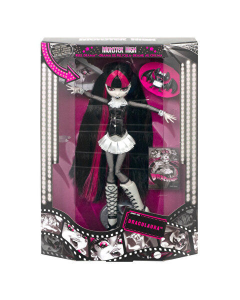 Monster High Reel Drama Serisi Draculaura Koleksiyon Bebek HKN27