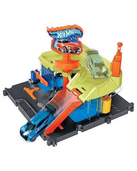 Hot Wheels Şehir Hayatı Serisi Araba Yıkama İstasyonu Oyun Seti HDR27