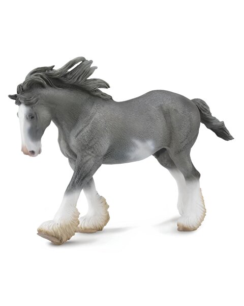 Collecta Clydesdale Black Sabino Roan At