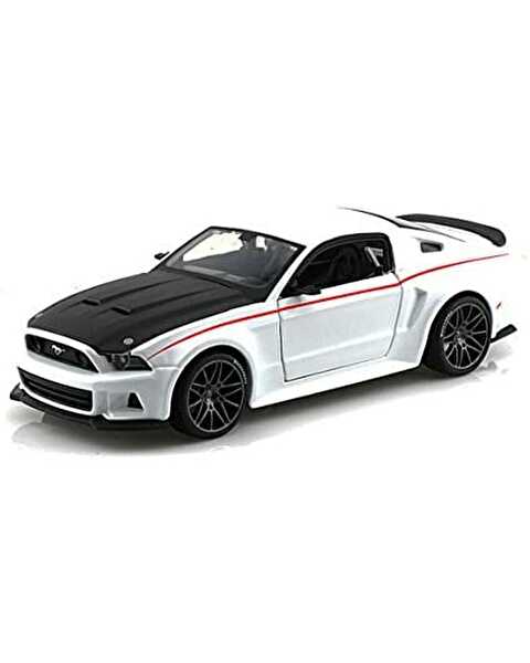 1:24 Ölçekli Beyaz Ford Mustang Street Racer
