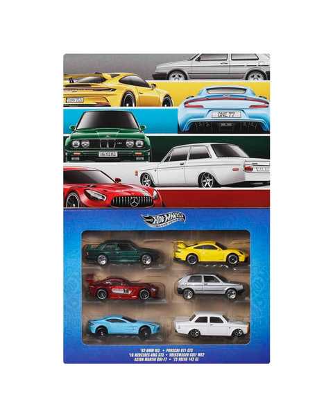 Hot Wheels Silver Serisi Euro Style 6’lı Paket JLB25