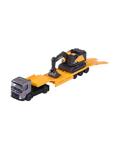 Majorette Transporter Serisi Volvo Truck + Excavator