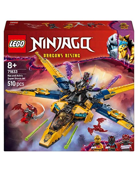 LEGO NINJAGO Ras ve Arin'in Süper Fırtına Jeti 71833