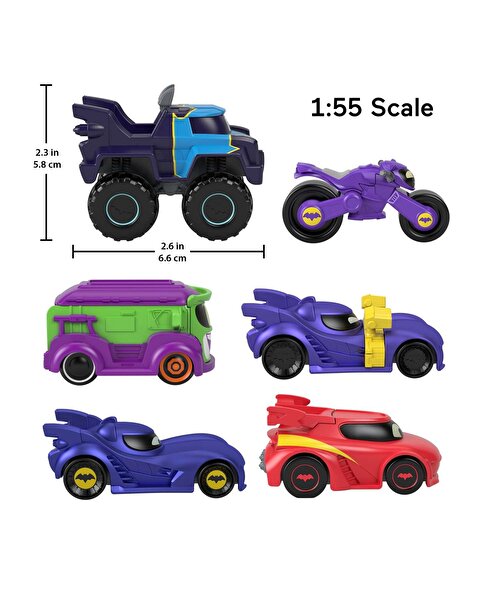 Fisher Price Dc Batwheels 1:55 Ölçekli Arabalar Redbird The Racecar