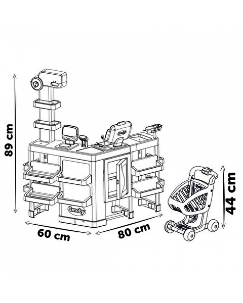 Smoby Alışveriş Merkezi Oyun Seti