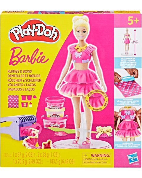 Play Doh Barbie Fırfırlar ve Fiyonklar seti G31566
