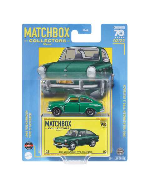 Matchbox Premium Arabalar 1965 Volkswagen Type 3 Fastback HLJ57