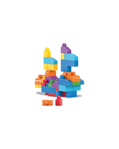 Mega Bloks First Builders 80'li Blok Torbaları Mavi DCH63