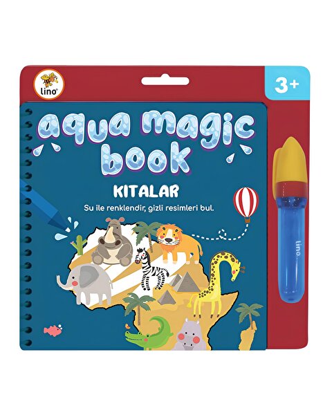 Aqua Magic Sihirli Boyama Kitabı Kıtalar
