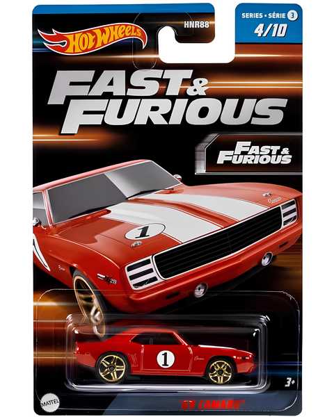 Hot Wheels Fast & Furious Temalı Arabalar '69 Camaro HNT14