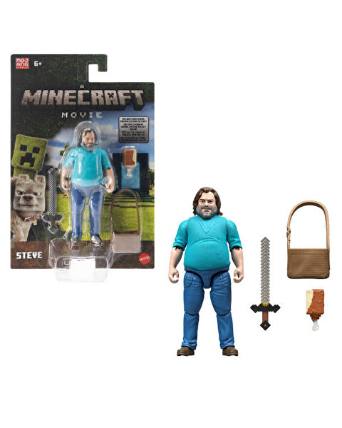Minecraft Tekli̇ Film Fi̇gürleri̇ Steve JFR57