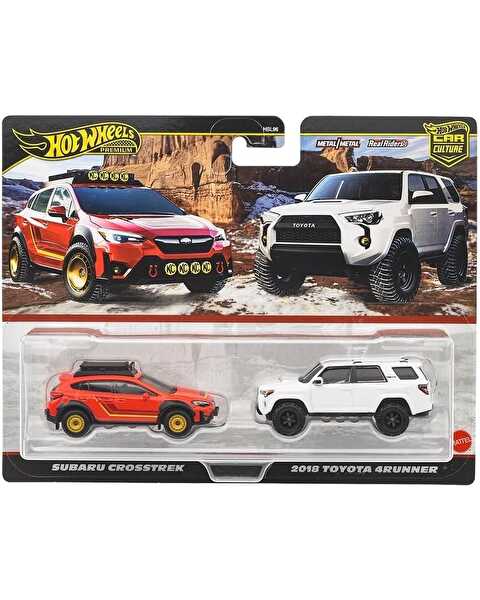 Hot Wheels 2'li̇ Premi̇um Araba Subaru Crosstek & 2018 Toyota 4Runner JBK98