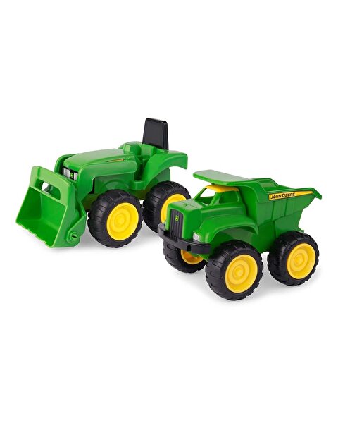 John Deere Kamyon ve Traktör 2'li Kum Havuzu Seti