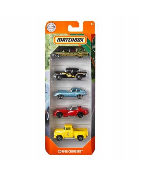 Matchbox Beşli Araba Seti Coffee Cruisers FMV34