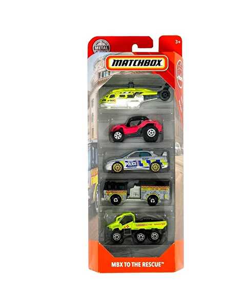 Matchbox Beşli Araba Seti MBX to the Rescue GBJ76