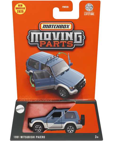 Matchbox 1:64 Arabalar 1991 Mitsubishi Pajero JBW66