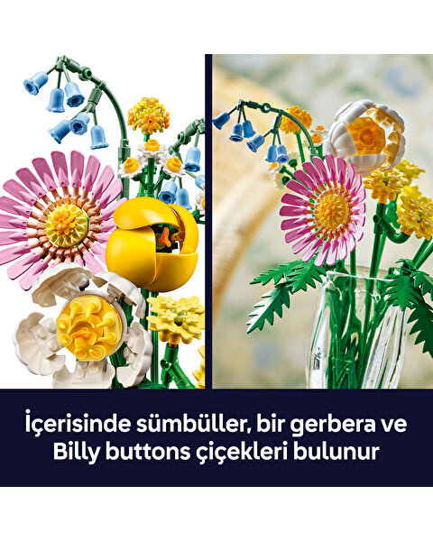 LEGO Botanicals Küçük Sarı Buket 10347