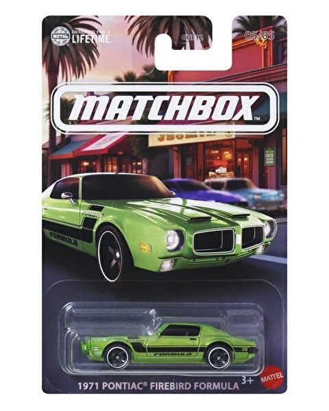 Matchbox Temalı Arabalar 1971 Pontiac Firebird Formula JCG66