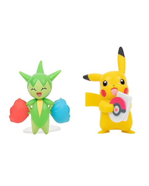 Pokemon Battle 2'li Figür Seti Pikachu ve Roselia
