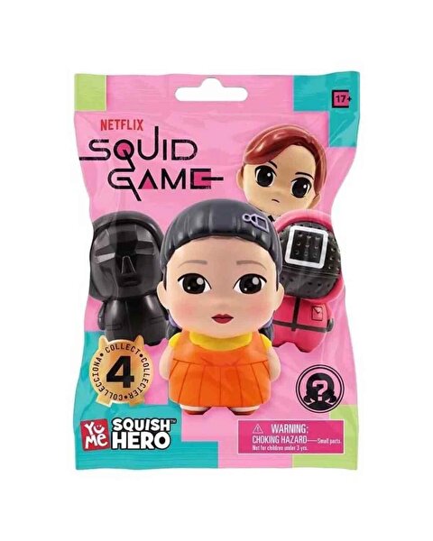 Squid Game Squish Hero Serisi Sürpriz Figür Paketi