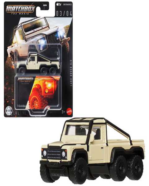 Matchbox The Movie Film Araçları Land Rover 6x6 JND41