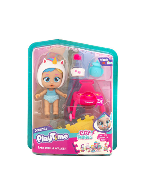 Cry Babies Play Time Mini Bebek ve Yürüteç 923218