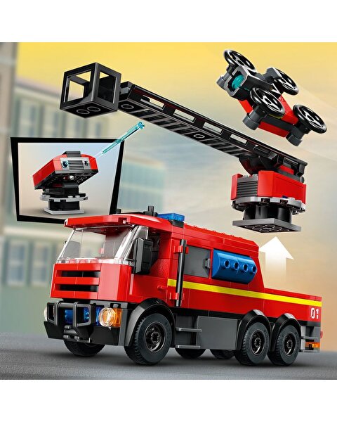 LEGO City İtfaiye Kamyonlu İtfaiye Merkezi 60414