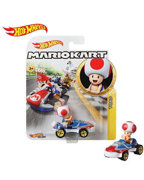 Hot Wheels Mario Kart Karakter Araçlar Toad Sneeker Kart GBG30