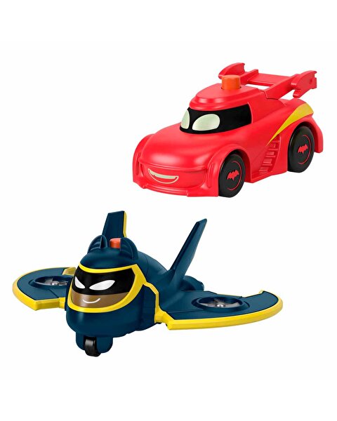 Fisher Price Batwheels Işıklı Yarışçılar Redbird & Batwing 2’li Paket HML26