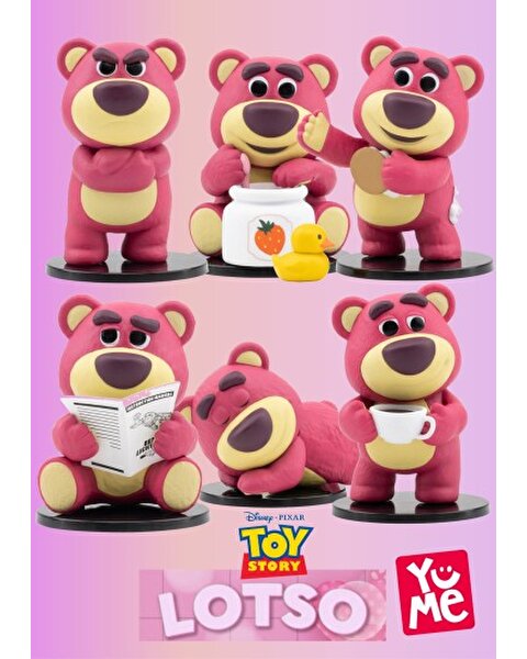 Disney Pixar Toy Story Lotso Teddy Bear Figür 8 Cm Shower Time