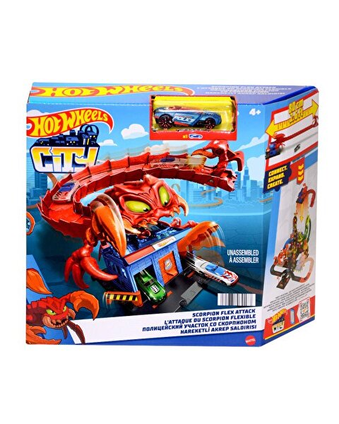 Hot Wheels Düşman Yaratıklar Oyun Seti Polis Karakolu HDR32