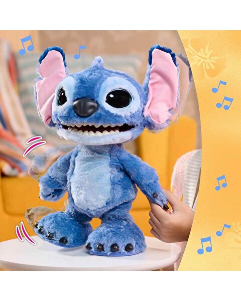 Sesli ve İnteraktif Disney Stitch Peluş 43 cm 12284