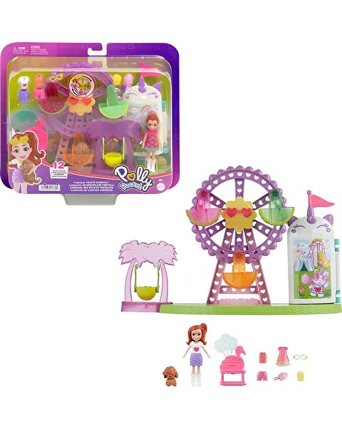 Polly Pocket Tropical Meyve Karnavalı Oyun Seti HWP25