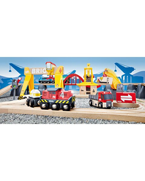 Brio Delüks Kargo Tren Yolu Seti