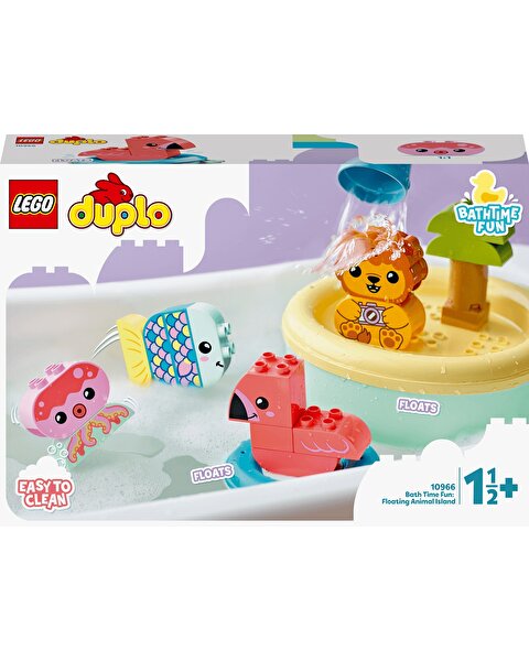 LEGO® Duplo Banyo Zamanı Eğlencesi: Yüzen Hayvan Adası 10966