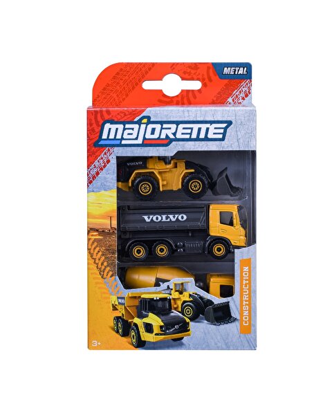 Majorette Volvo 3’lü İnşaat Araçları 4