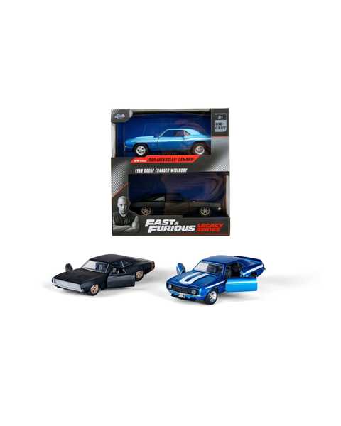 Jada Fast & Furious 1969 Chevrolet Camaro & 1968 Dodge Charger 1:32 Die-Cast 2’li Metal Araç Seti