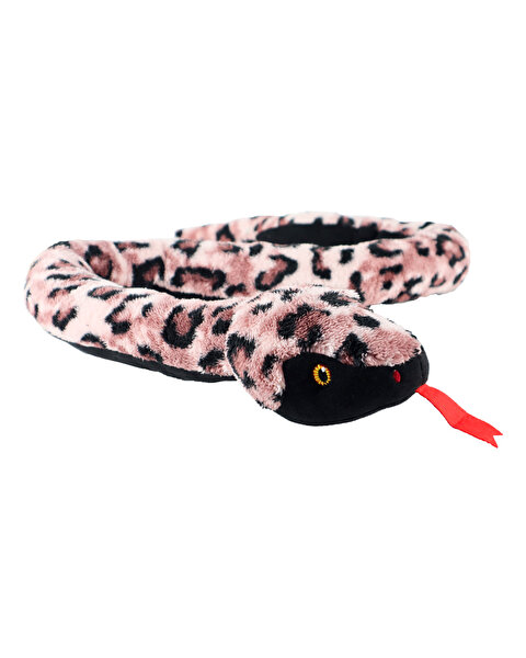 Yılan Pembe Siyah Peluş 150 Cm