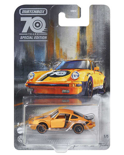 Matchbox 70. Yıla Özel Tekli Arabalar 80 Porsche 911 Turbo HMV13