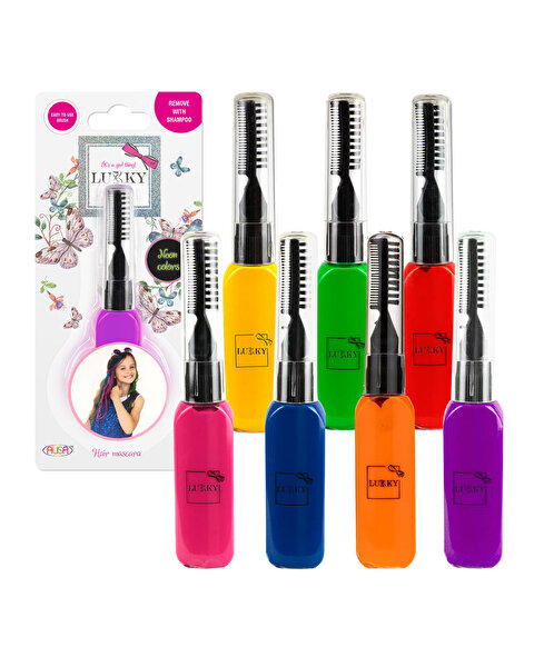 Lukky Saç Boyama Maskarası Neon Pembe