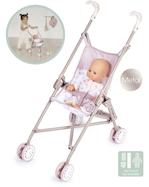 Smoby Baby Nurse Katlanabilir Oyuncak Bebek Arabası