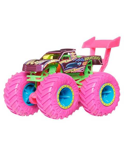 Hot Wheels Monster Trucks Neon Smashers Araç Serisi Podium Crasher JMV59