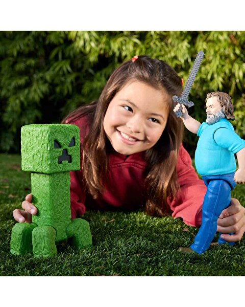 Minecraft Filmi Büyük Aksiyon Figürü Steve 30 Cm JFR65