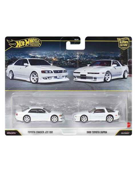 Hot Wheels 2'li̇ Premi̇um Araba Seti Toyota Chaser Jzx 100 Ve 1989 Toyota Supra JHW57