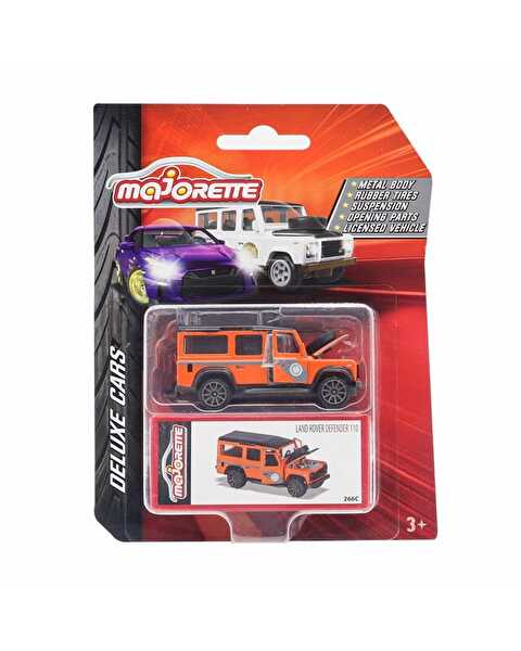 Majorette Deluxe Cars Land Rover Defender 110 Turuncu 266C